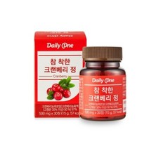 데일리원 참 착한 크랜베리 정 30정, 1개