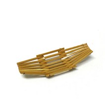 대나무 3단 물수건받침 l 식당 물티슈 행주 트레이, 1개