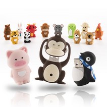 실리콘 십이지신 동물 실리콘 USB 메모리 16GB, 실리콘 동물 USB 메모리 16GB 양