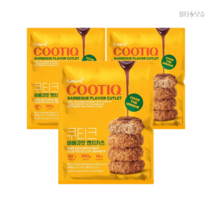 멘치카츠 쿠티크 바베큐맛 육즙가득 멘치카츠 360g 3개 냉동, 쿠티끄 바베큐맛 멘치카츠