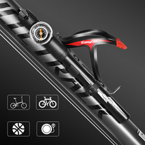 GIYO GP-871E 휴대용 자전거 미니펌프 슈레더 프레스타 밸브용, 실버