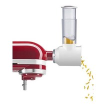KitchenAid 8 조각 파스타 오븐 세트 액세서리 및 고기 분쇄기 수직 채칼 다지기, 화이트 믹서