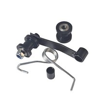 718121 RIRECUjP 블랙 Chain Slider Tensioner Adjuster Roller Guide Fit For ATV Coolster Go Kart 4 Wheel, 블랙.