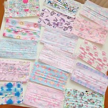 30매 성인 캐릭터 헬로키티 마이멜로디 스누피 산리오 쿠로미 무늬 컬러 색깔 일회용 덴탈마스크 패턴 삼단필터 청소년, 4.파운에이션 리틀데블30매