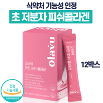 뉴트리커먼 어린 피쉬 콜라겐 3270mg 식약처 인증 개별인정형 피쉬콜라겐펩타이드 최대함량 저분자 비오틴 건강기능식품 어린콜라겐, 12개, 150g