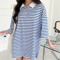 겟잇미 두게루 여성 여름 레이어드 반팔 원피스