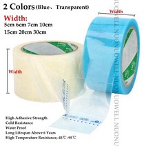 잔가지 파쇄기 1롤 5 30cm x m 투명 온실 필름 수리 테이프 자외선 방지 농업 정원 접착 창 고, 05 Transparent 15CM
