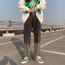 뉴타임즈 남자 청바지 트임 팬츠 긴바지 NO085Z