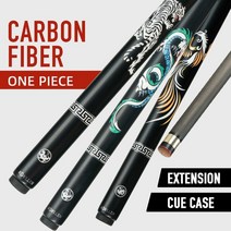카본큐대 konllen 스누커 큐 ​​원피스 큐 10 2mm 당구 탄소 섬유 블랙 테크놀로지 싱글 큐 익스텐션 및 케이스 스틱 키트, 용, 10.2mm
