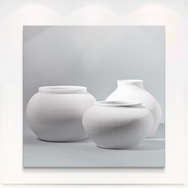 더 아트 컴퍼니 [오늘특가! 무료배송] 복들어오는 달항아리 풍수그림 액자 10종 품격있는 풍수액자 힐링 인테리어 거실 현관 집들이선물 개업선물, 4. 평온 달항아리