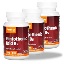 자로우 재로우 판토텐산 B5 500mg VeggieCapsulse 100정 3개