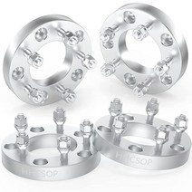 5x5~5x4.5 변환 휠 스페이서 25mm(1인치) 82.5mm 허브 보어 지프 커맨더 XK 그랜드 체로키 WJ WK 랭글러 JK JKU | 닷지 저니 4피스 5x127~5x5x