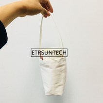 100pcs 캔버스 컵 슬리브 병 운반 파우치 가방 빈 케이스 홀더 캐리어 음료 액세서리, 한개옵션1, 02 Black