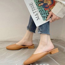 패션 캐주얼 여성 플랫 뮬 블로퍼 단화 신발 슈즈 뮬 슬링백 여성 단화 플랫슈즈 블로퍼 슬립온 핏플랍