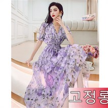 금새록 전혜빈 홍은희 이보영 박보영 태연 김지혜 원피스 스타일 옷 패션, 플라워 레귤러핏, 프리사이즈