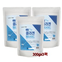 저분자 피쉬콜라겐 펩타이드 분말 가루 어류 생선콜라겐 500 달톤 저분자미세분말 먹는콜라겐 피부건강 대용량, 300gx3팩