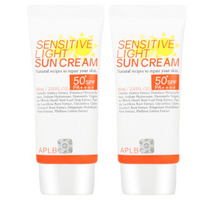 에이플비 센서티브 라이트 선크림 SPF50+ PA++++, 60ml, 2개