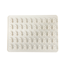 실리콘 몰드 하리보 곰젤리 50구 초콜릿 비누 얼음 모양팬 베이킹도구, 곰돌이 50구