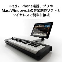 KORG Korg Classic Wireless MIDI 키보드 마이크로키 AIR-25 음악 프로덕션 DTM 공간 절약 홈 프로덕션에 최적의 소프트웨어 라이센스를 포함한 25 키., 상품명참조, 상품명참조
