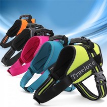 애완동물 Truelove 파스텔 애견 산책 멜빵2XL, 애견멜빵2XL／그린