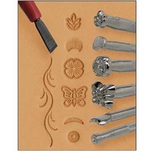 기타 수공구 카빙 스템프 킷 20종 각인 가죽공예도구 전문가용