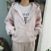 상상그이상 여성용 국내제작 마리아 기모 후드집업 자수 레터링 포인트 가성비 좋은 구김없는 부드러운 촉감좋은 특양면소재 파스텔컬러 꾸안꾸룩 가볍고 따뜻한 편하게 입을 집업