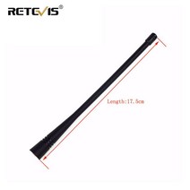 Original Retevis RT1 Antenna UHF 400-520MHz SMA-M for Yaesu TYT RETEVIS RT3 f [B00021379], 01-상품선택-21379