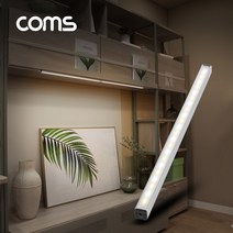 메디썬 USB LED바 사각 터치스위치 책상 씽크대 진열장 캠핑등, 15CM