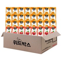 [위드박스] 미닛메이드 조이 195ml 32개 (오렌지24+사과8)