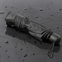초경량 4단 우산 블랙 접는우산 장마우산