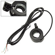 컨트롤러 스로틀 겸용 전동 경량 E-bike 3 Wire Thumb Throttle Finger Electric Bicycle Accelerator Scoo, 한개옵션0, 한개옵션1