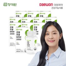 장대원 관절 연골 MSM 2000(12박스/12개월분), 72g/1,200mg/60정, MSM 12개, 72g