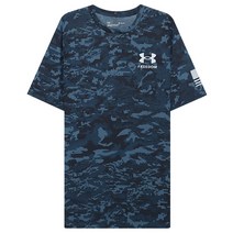 UNDER ARMOUR 남성 뉴 프리덤 카모 티셔츠 (1370822-408) (New Freedom Camo T)