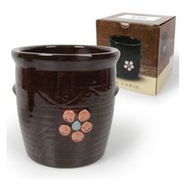 L&C 공방 고급 도자기 물빠짐 수저통 다용도 꽂이 대 소 한식수저통, 1개