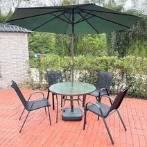 테라스카페 파라솔 북카페 애견카페 야외 실외 방수, 패키지2