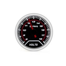 부스터게이지 터보게이지 자동차튜닝 Dynoracing 2 quot52mm 부스트 바 psi 배기 가스 온도 수온 오일 프레스 공기 연료 비율 전압계 타코미터, Voltmeter
