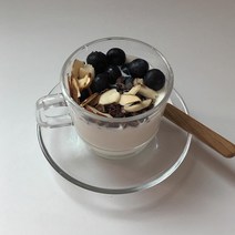 글라스 유리잔+받침 세트