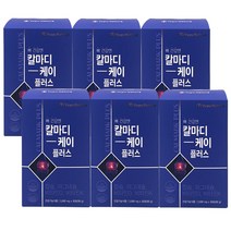 유유네이처 칼마디케이 플러스 3000mg x 30포 1개월분 칼슘 마그네슘 비타민D 비타민K 레몬맛, 6개