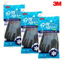 3M 쓰리엠 슈퍼그립 겨울용 Winter 장갑 소 중 대, 3개, L