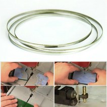 밴드쏘 스테인레스 스틸 이음매 없는 원형 다이아몬드 밴드 톱날 37-59x1/8 인치 바이메탈 톱날 흑연 유리 석재 절단 용, md5918, 04 MD5918