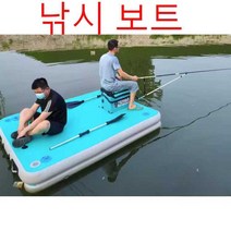 민물 낚시 수상 좌대 뗏목 2인 매트 보트 발판 낚시터, 1.7x1.6x15cm 1-2인용