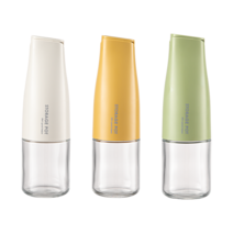 편한 생활 묻음방지 자동개폐 유리병 오일병 소스병 간장병 500ml, 올리브 그린, 1개