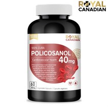 로얄캐네디언 폴리코사놀 40mg 60정(2개월) 캐나다 직구, 1병