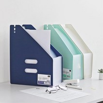 사무실 서류보관 도면 아코디온 파일 케이스 화일정리 보관함 오피스, 1개, 네이비