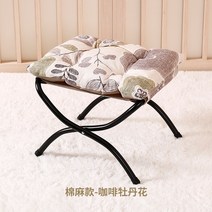 발받침대 발판 책상 접이식 휴대용 발 소형 바 패브릭 가정용 살롱 가구, 13.Cotton and linen