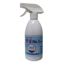 에탄올제제 식품용 살균소독제 햇살 No.3 500ml 12개, 1, 본상품선택