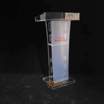 조립식 아크릴 단상 설교대 탁상 연단 발표대 교수대, F 평면 조립 모델