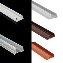 B&M 싱크대 쫄대 싱크대 걸레받이캡 싱크대 하부프로파일 비엔엠, 15mm, 화이트, 1.2M