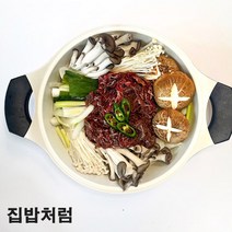 [집밥처럼 한우불고기] 국내산 부드러운 소고기 수제 비법양념육수 푸짐하고 간편하게 먹을 수 있는 서울식 불고기전골요리, 1개, 600g