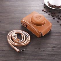 라이카 typ109/d-LUX 가죽케이스 라이카 C/d-LUX7 카메라케이스 C-LUX 빈티지 d-dux6/5 적용, 라이트 브라운 일체형_Leica D6/D5